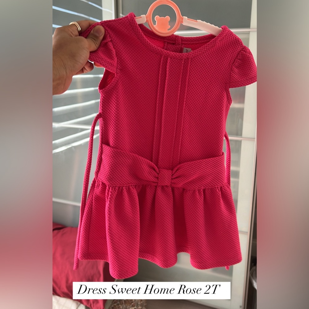 Home sweet rose Pink dress 2T.